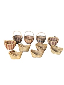 vintage miniature baskets