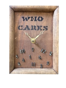 Who Cares Clock