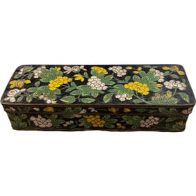 Vintage Chinese Cloissone Rectangular Box