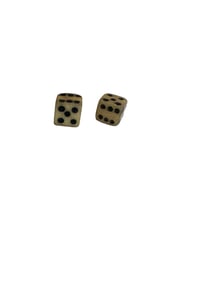 Antique Miniature Carved Bone Dice