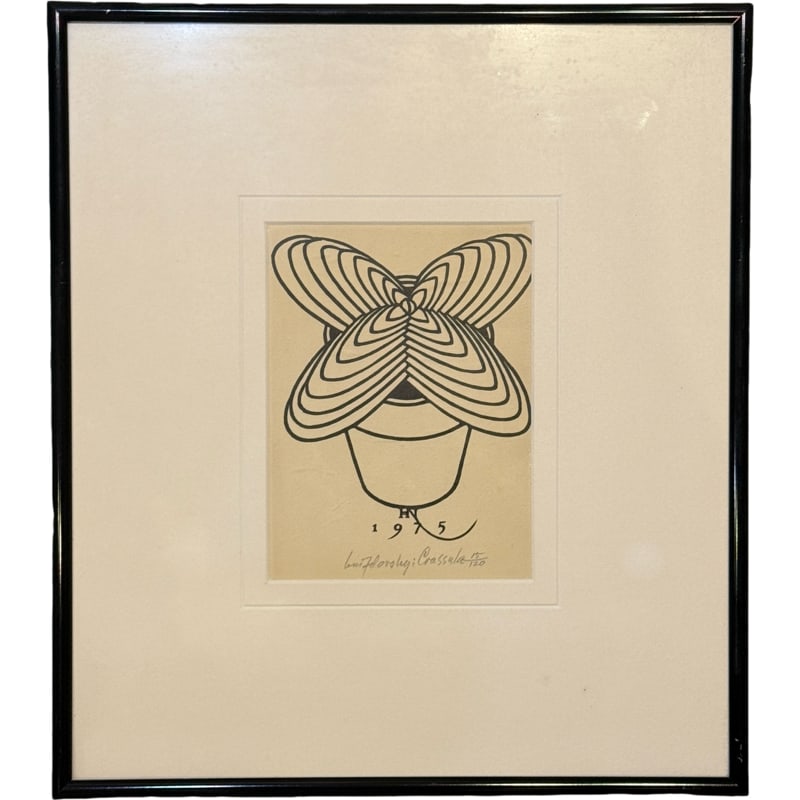 Original Signed Jacques Hnizdovsky Crasulla Woodcut 1975, 15/120 (1 of 6)