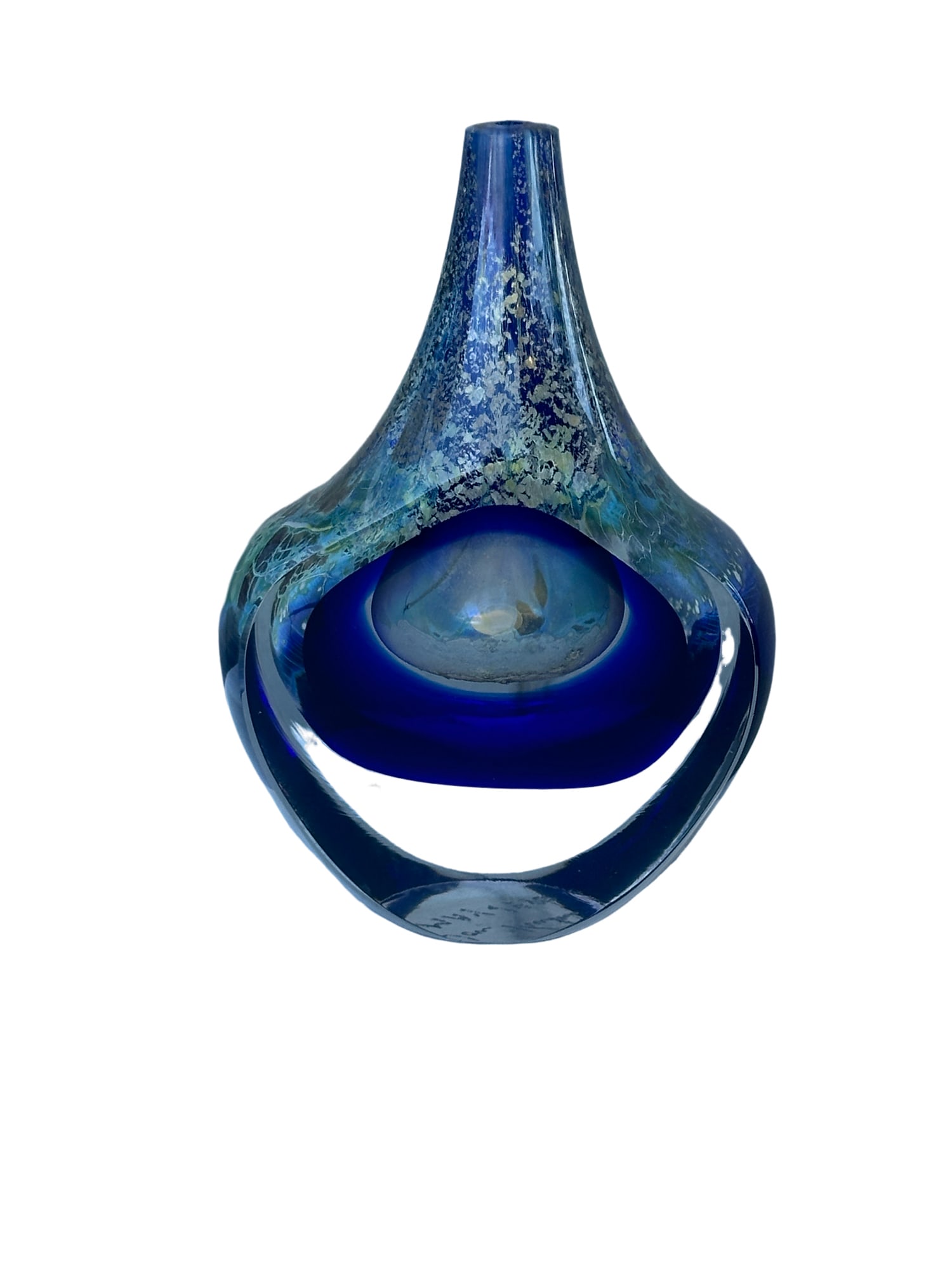 John Kuhn glass cabinet vase/vessel (1 of 7)