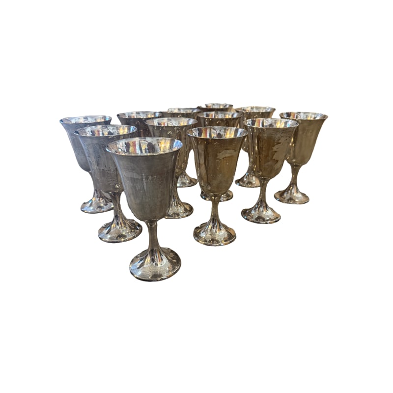 Set of Twelve Gorham Sterling Silver Goblets #272 (1 of 8)