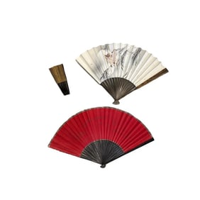 Antique Hand Painted Hand Fans