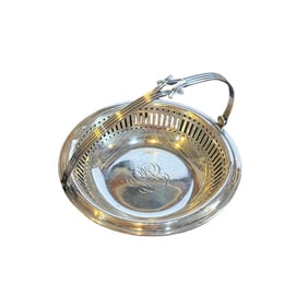 Bailey Bank And Biddle Sterling Silver Pierced Basket