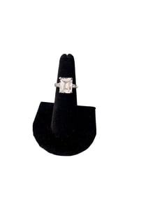 Ladies 14K White Gold Engagement Ring