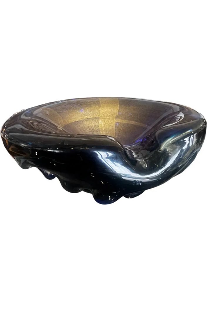 Murano? Handblown Cigar Ashtray - heavy (1 of 9)