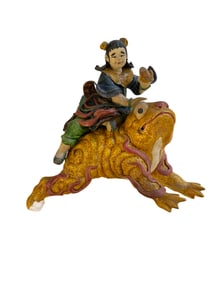 Chinese roof tile of Lan Caihe