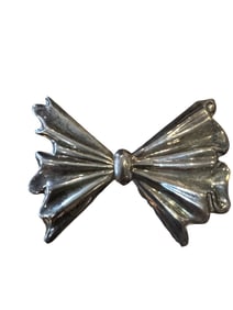 Vintage sterling silver  Taxco  Bow Brooch