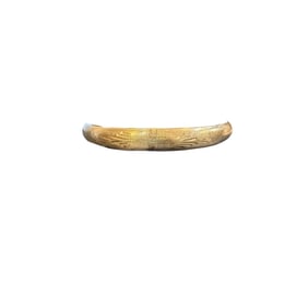 14K Yellow Gold Bangle Bracelet - hollow etched