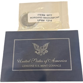 1884 Morgan Silver Dollar Coin