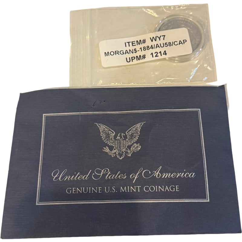 1884 Morgan Silver Dollar Coin - O Mint Mark (1 of 3)