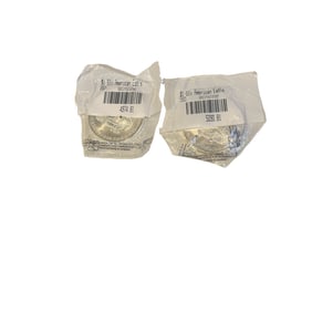 Lot of two Silver American Eagle Coins - 2002, 2003 - uncirculated