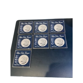 Set of Morgan Dollar Coins Tribute Proofs - 1889, 1893, 1895