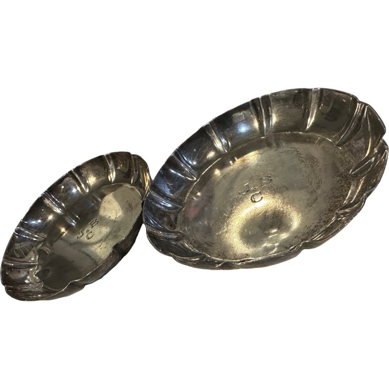 pair of sterling silver bowl BECHT & HARTL INC. (1 of 6)