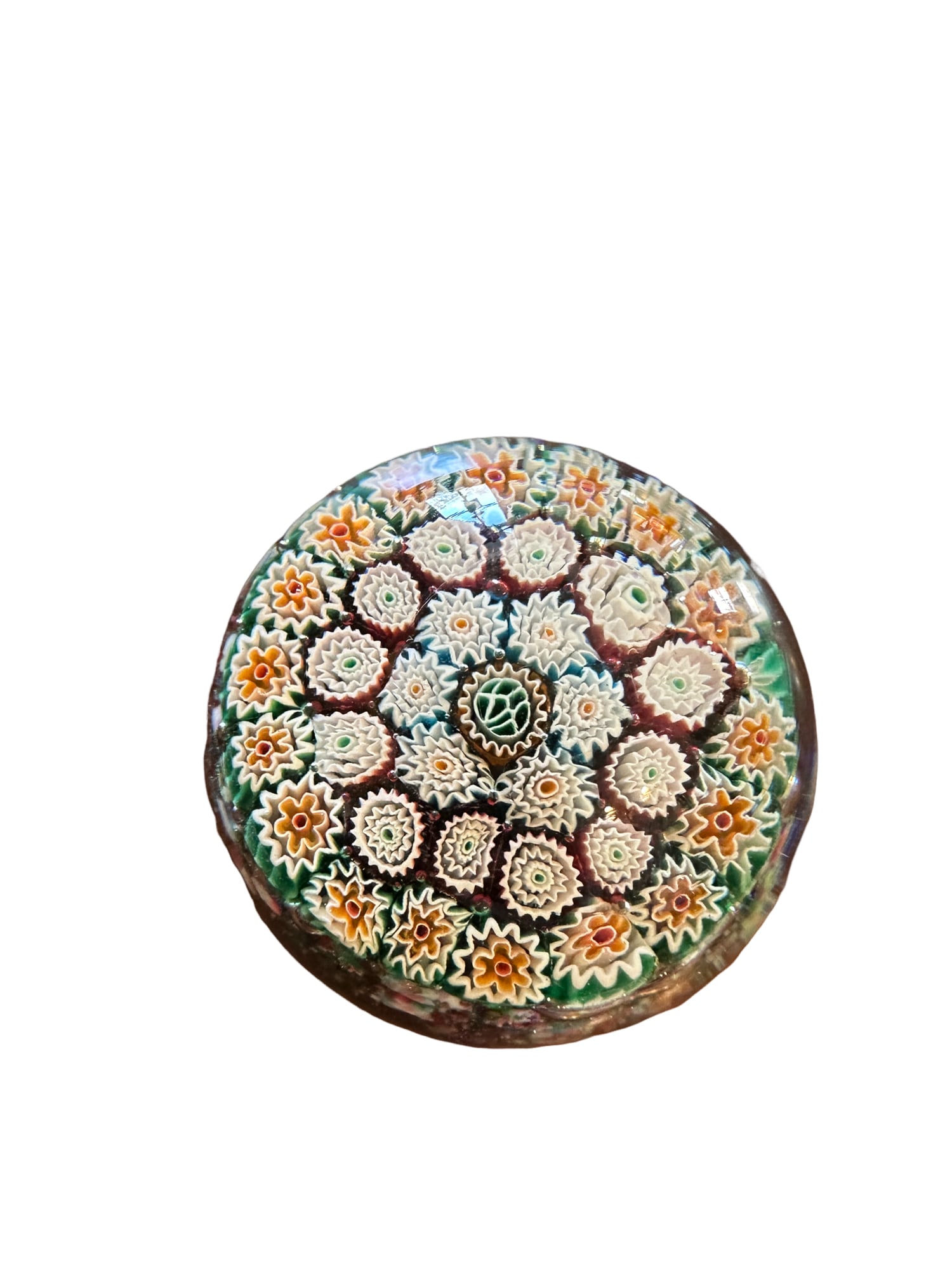 Murano Millefiori Paperweight (1 of 6)