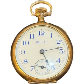 Vintage Molly Stark Hampden Hunter Case Pocket Watch