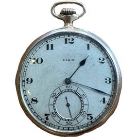 Vintage Elgin Grande Pocket Watch