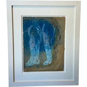 Charleston Artist Tim Hussey Mixed Media on Paper