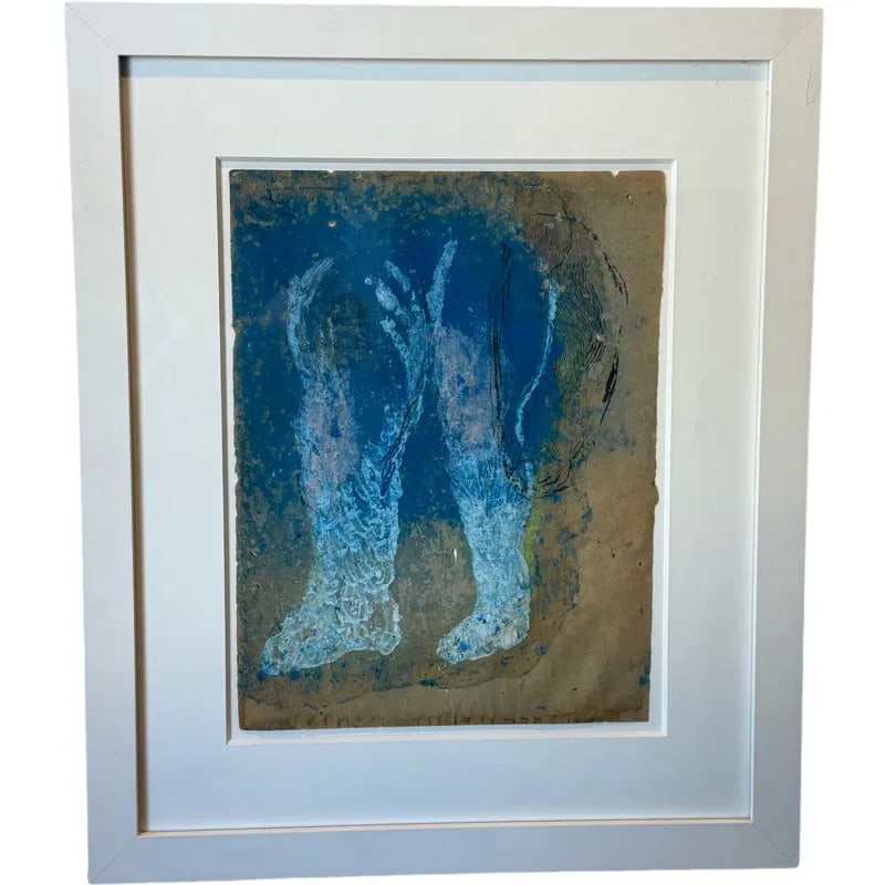 Charleston Artist Tim Hussey Mixed Media on Paper (1 of 8)