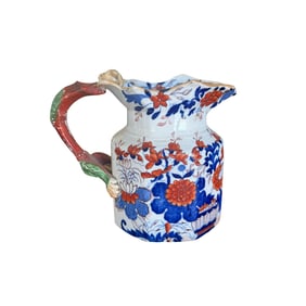Antique Masons Ironstone 'Basket Japan' Pattern Pitcher / Jug