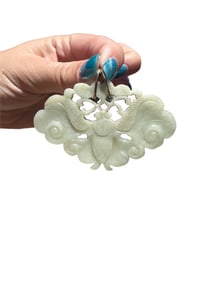 Antique jade butterfly-shaped jade plaque/charm