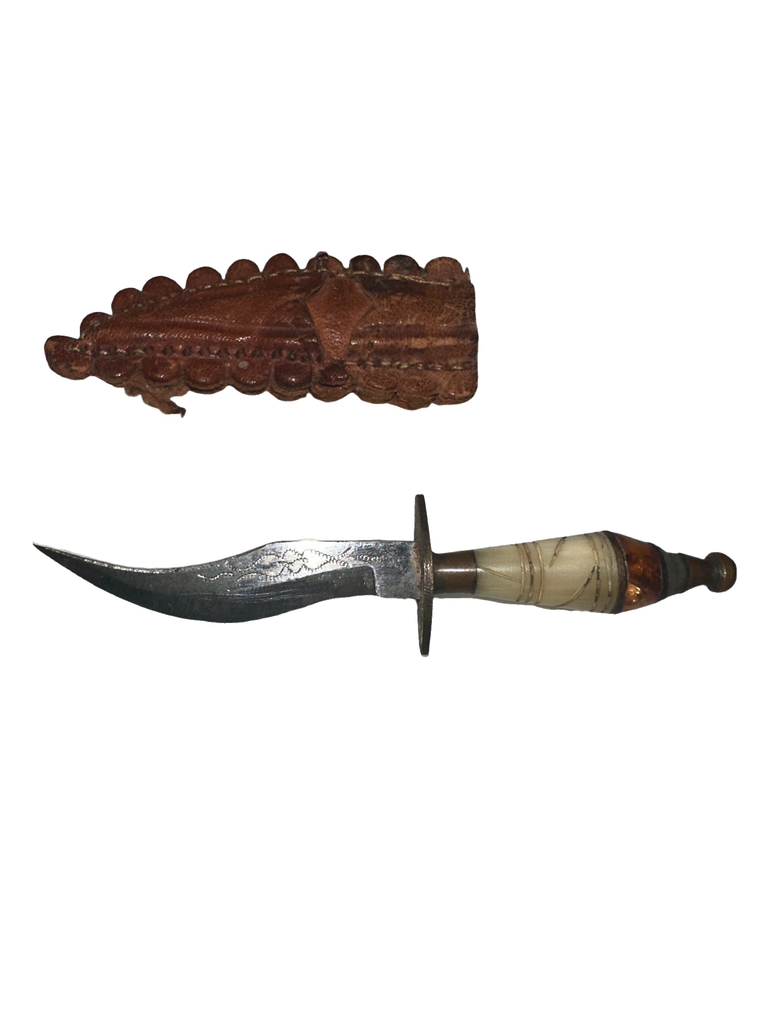 Antique Miniature Silver Dagger with Cover (1 of 7)