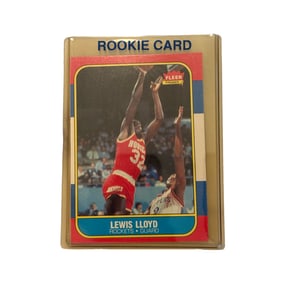 Lewis Lloyd 1986 Fleer Basketball Card #65