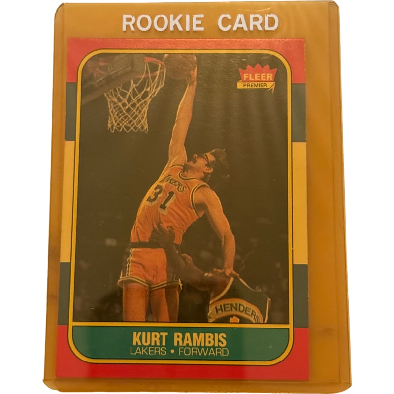 Lakers Kurt Rambis Fleer Basketball Card 1986 #89: Lakers Kurt Rambis Fleer Basketball Card 1986 #89 **IN HOUSE SHIPPING