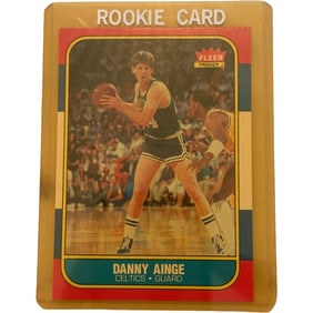 Danny Ainge Fleer Basketball Cards 1986 #4