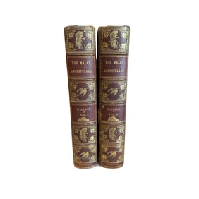 The Malay Archipelago by Alfred Russel Wallace Two Volumes - 1869
