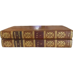 The Decameron or Ten Days Entertainment of Boccaccio - 1804 ( Two Volumes )