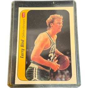 Larry Bird Fleer Basketball Card #2