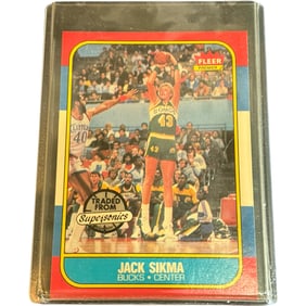 Jack Sikma Fleer Basketball Card #102