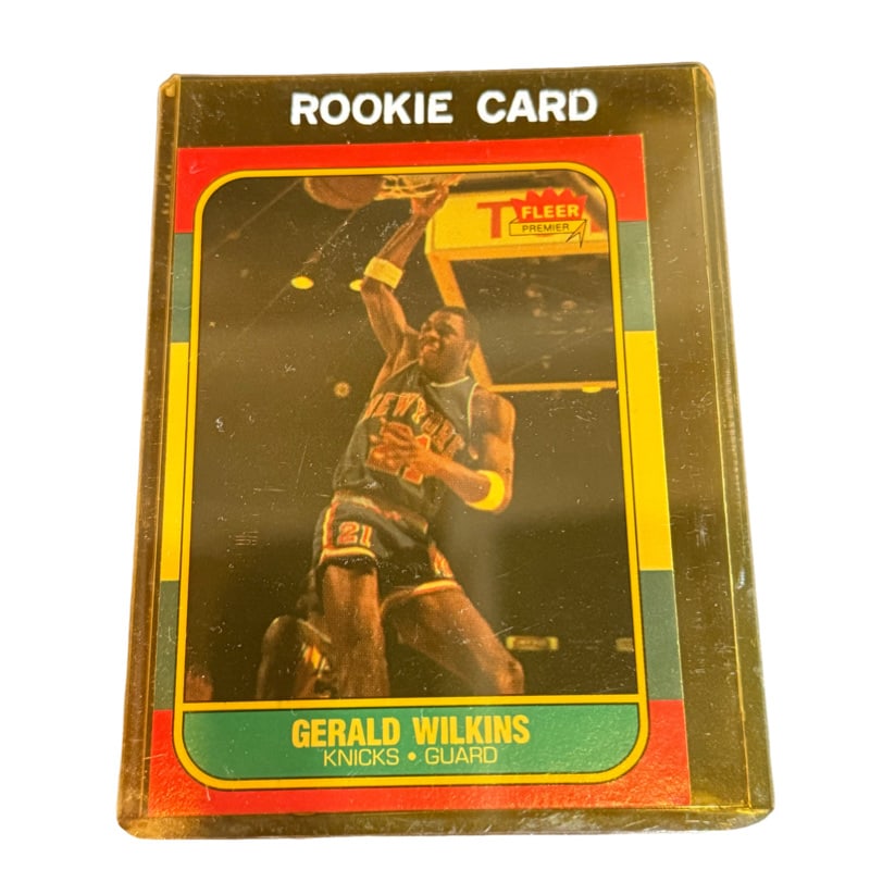 Gerald Wilkins Fleer Basketball card #122 (1 of 2)