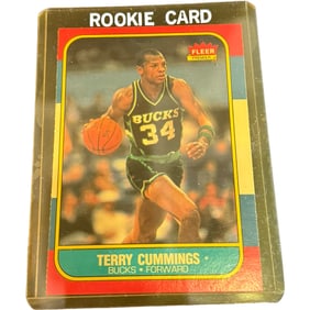 Terry Cummings Fleer Basketball Card #20