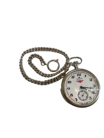 Vintage Seliva USSR 18 Jewel Pocket Watch