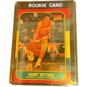 1986 Randy Wittman Fleer Basketball Card #127