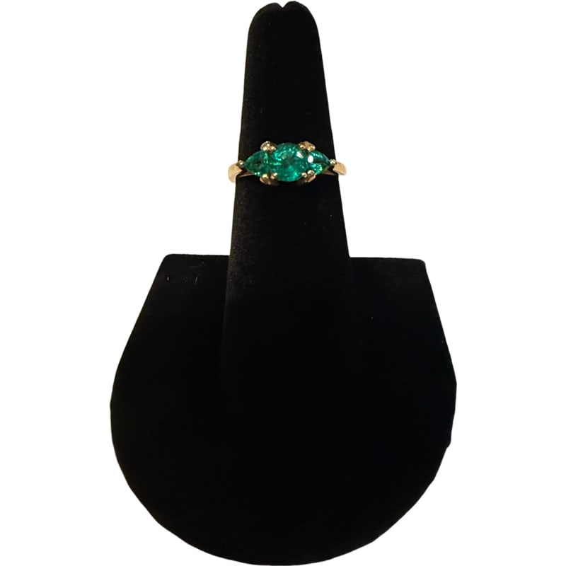 14K Yellow Gold Emerald Ring (1 of 4)