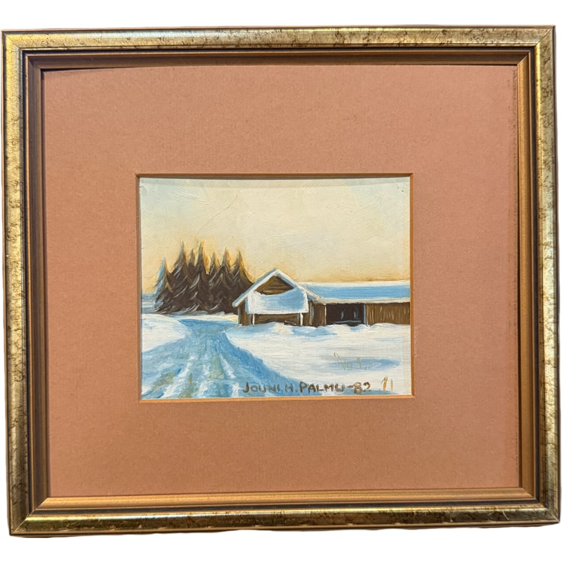 Jouni Palmu Oil Painting 1982 (1 of 5)