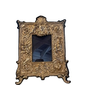Vintage Art Deco Victorian Cherub Frame - 958, Britannia silver