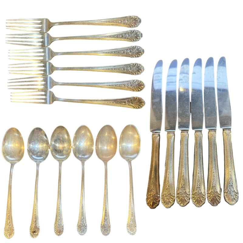 Towle Sterling Silver Flatware Set - 18 pieces - Royal Windsor (1 of 7)