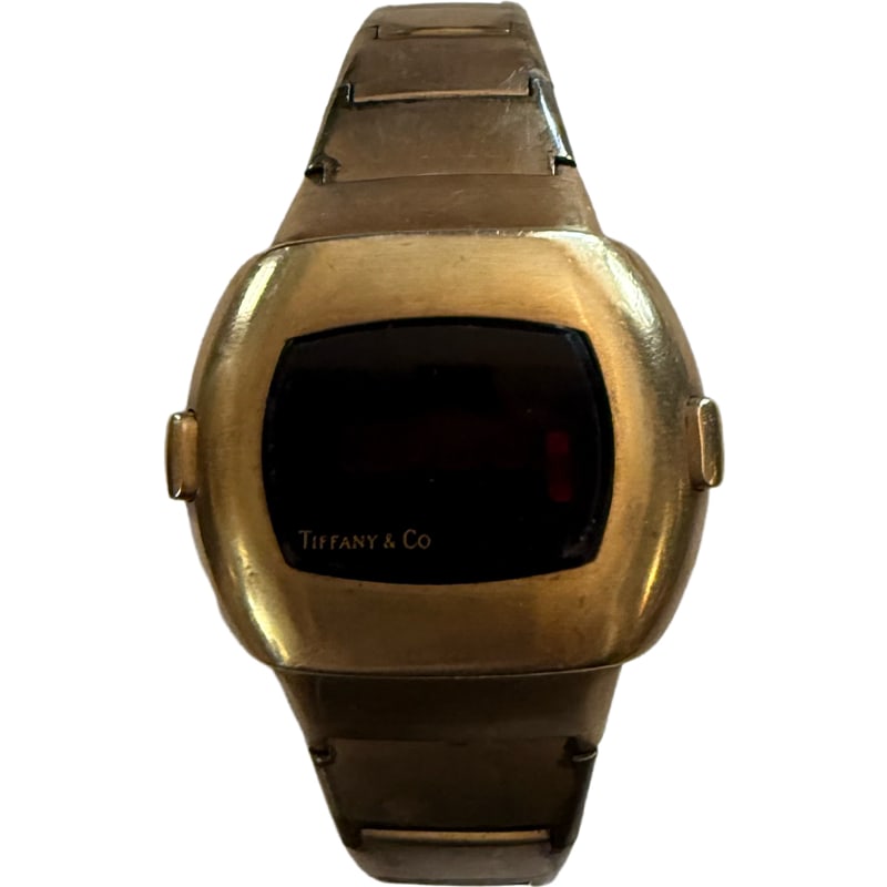Tiffany and Co Pulsar 14K Gold Filled Digital Wrist Watch (1 of 7)