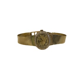 14K Gold Lucien Piccard Ladies Watch