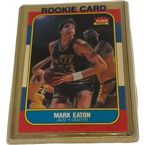 Mark Eaton Fleer Basketball Card #28