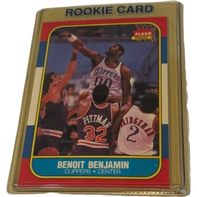 Benoit Benjamin Fleer Basketball Card #8
