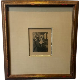 Original Signed Jack Levine Etching - Volpone