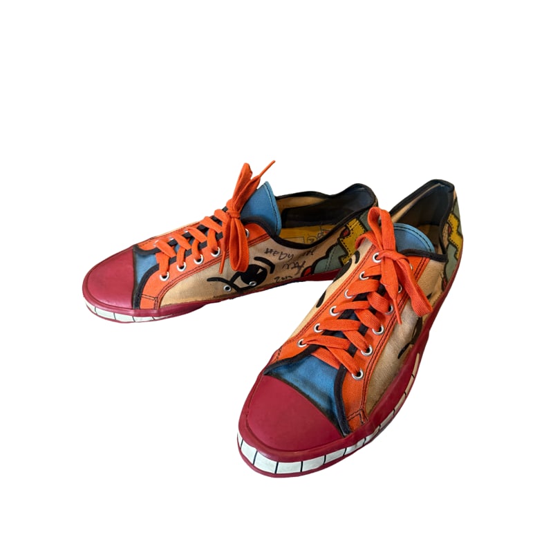 Peter Max Hand Signed Tennis Shoes Sneakers - Peter Max by Randy Shoes (1 of 6)