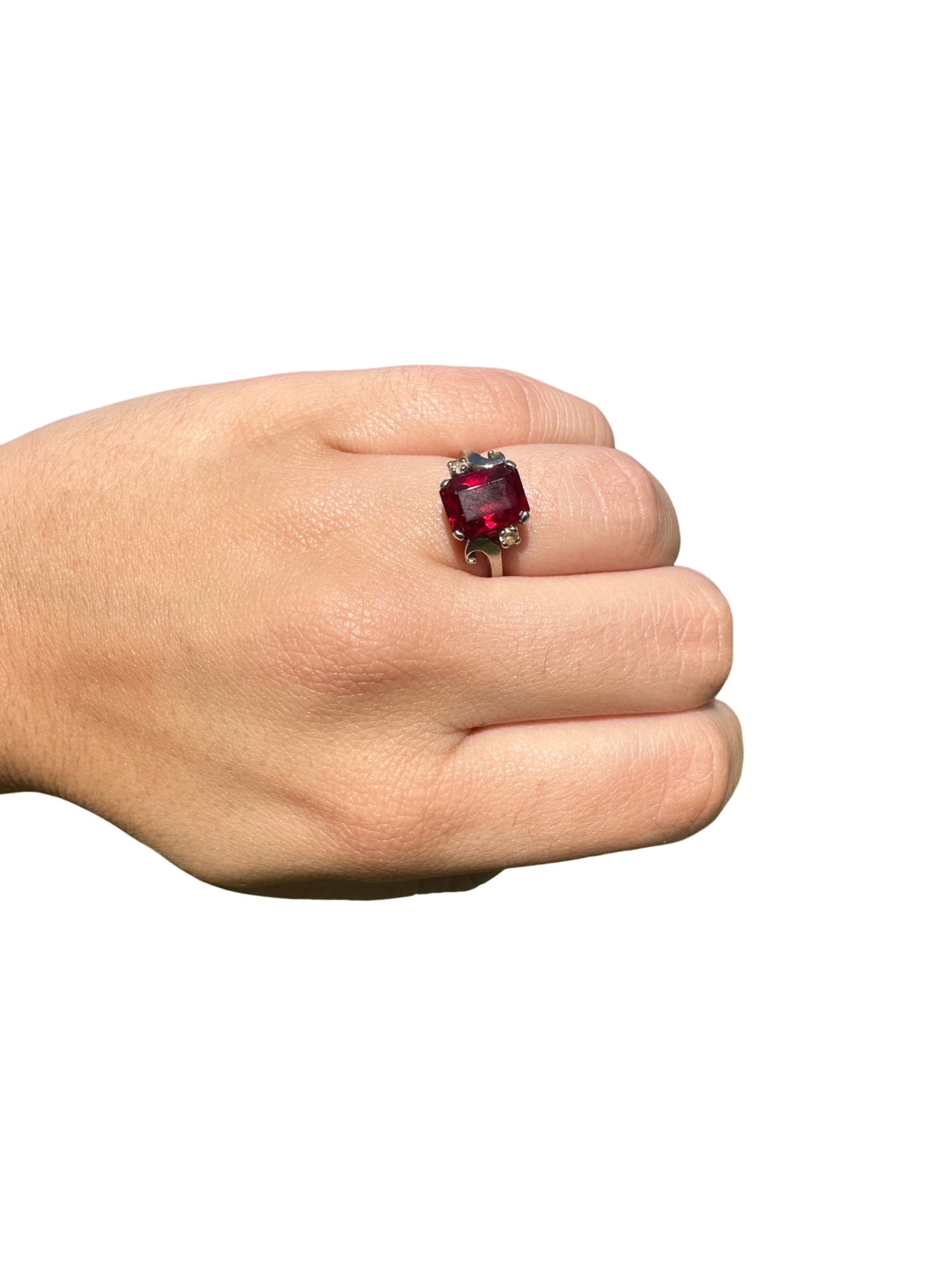 Art Deco 10K Gold Ruby RingMaster Ring (1 of 7)