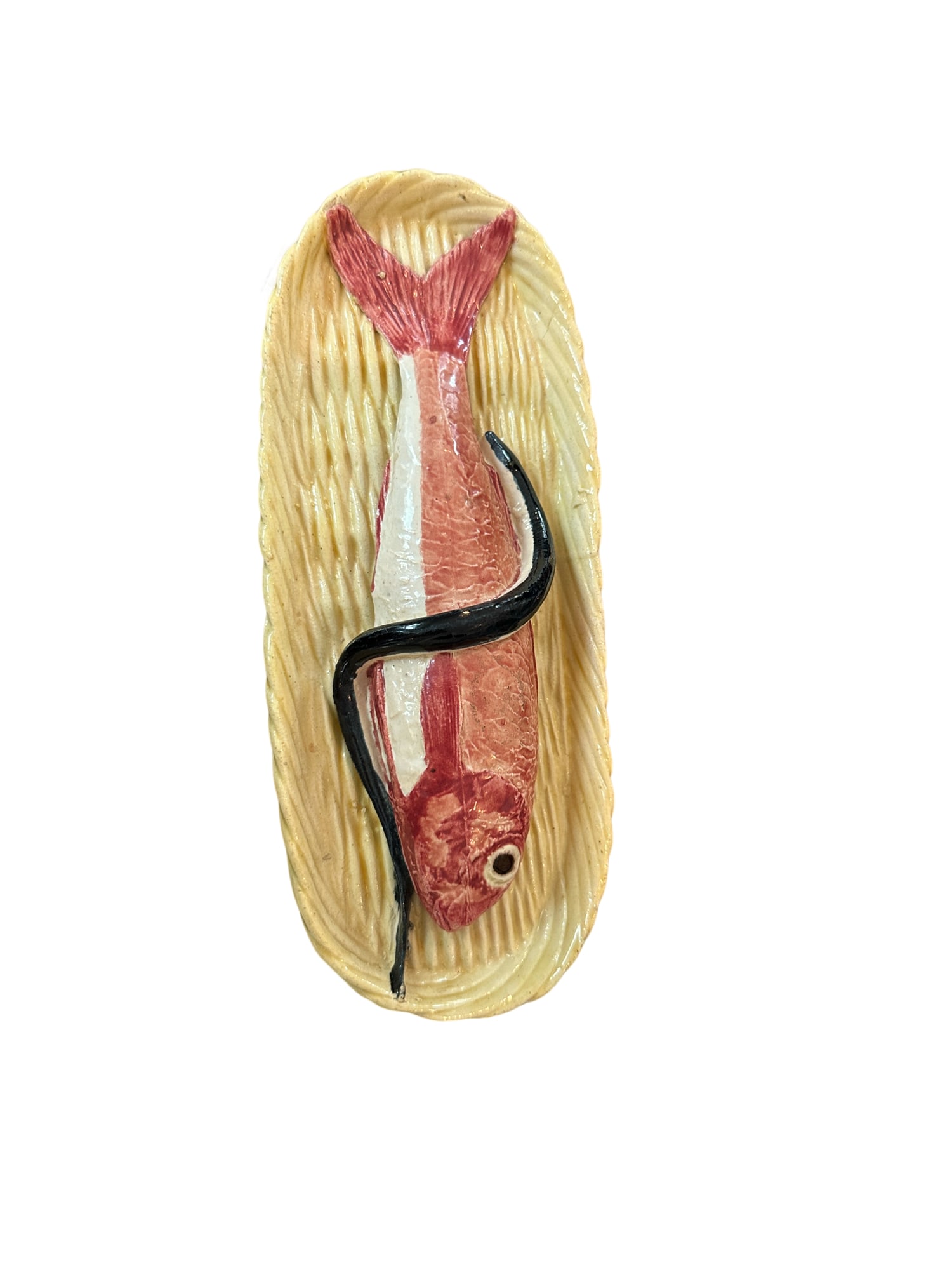 Thomas Sergent French Palissy Ware fish (1 of 5)